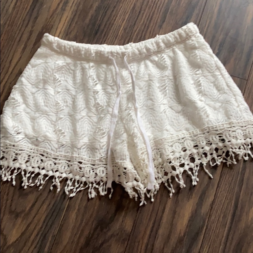 white shorts